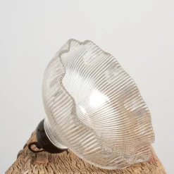 Pamono Glass Pendant Light from Holophane, 1940s><noscript><img width=