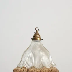 Pamono Glass Pendant Light from Holophane, 1940s> Ceiling Lights