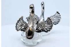 Pamono Glass Salt and Pepper Shakers, Set of 2><noscript><img width=