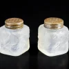 Pamono Glass Salt or Pepper Shaker in the style of Lalique> Salt & Pepper Shakers