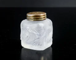 Pamono Glass Salt or Pepper Shaker in the style of Lalique><noscript><img width=