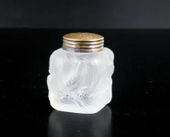 Pamono Glass Salt or Pepper Shaker in the style of Lalique><noscript><img width=