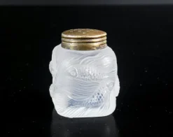 Pamono Glass Salt or Pepper Shaker in the style of Lalique><noscript><img width=
