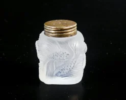 Pamono Glass Salt or Pepper Shaker in the style of Lalique><noscript><img width=