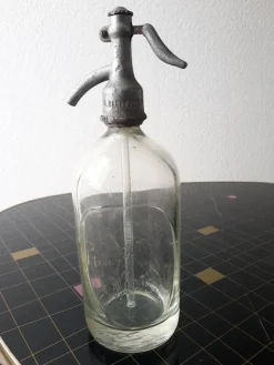 Pamono Glass Siphon Bottle, Vienna, Austria, 1920s> Bottles, Carafes & Jugs