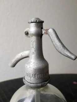 Pamono Glass Siphon Bottle, Vienna, Austria, 1920s><noscript><img width=