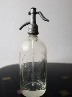 Pamono Glass Siphon Bottle, Vienna, Austria, 1920s><noscript><img width=