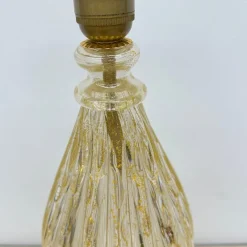 Pamono Glass Table Lamp from Barovier & Toso, Italy, 1970s><noscript><img width=