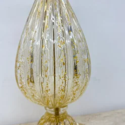 Pamono Glass Table Lamp from Barovier & Toso, Italy, 1970s><noscript><img width=