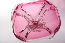 Sale Pamono Glass Vase and Bowl by Josef Hospodka for Sklarny Chribska, Czech, 1960s, Set of 5