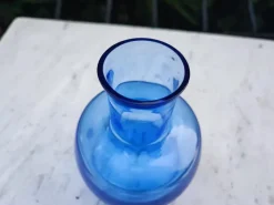 Best Pamono Glass Vase in Blue from Kosta Boda, 1970s