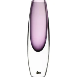Pamono Glass Vase in Purple by Gunnar Nylund, 1950s> Vases