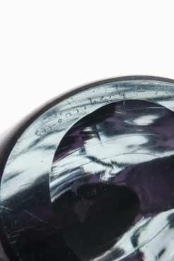 Pamono Glass Vase in Purple by Gunnar Nylund, 1950s><noscript><img width=