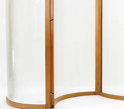 Pamono Glass Voyeur Screen by Vittorio Livi for Fiam, 1990s