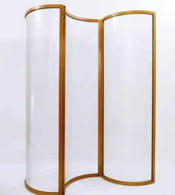 Pamono Glass Voyeur Screen by Vittorio Livi for Fiam, 1990s