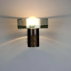 Pamono Glass Wall Lamp, 1960s><noscript><img width=