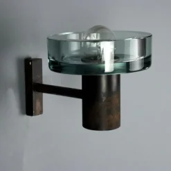 Pamono Glass Wall Lamp, 1960s><noscript><img width=