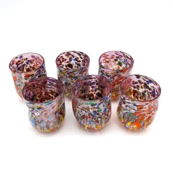Discount Pamono Glasses in Pink Murano Glass from YourMurano, Set of 6