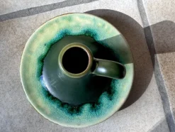 Pamono Glazed Ceramic Art Jug Vase from Dümler & Breiden, West-Germany, 1960s><noscript><img width=
