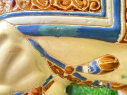 Pamono Glazed Ceramic Elephant, 1970s><noscript><img width=
