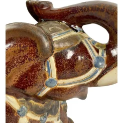 Online Pamono Glazed Ceramic Elephants, 1960, Set of 2