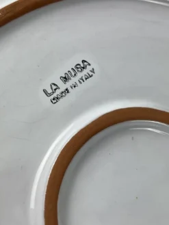 Pamono Glazed Ceramic Plates from La Musa, Italy, 1980s, Set of 4><noscript><img width=