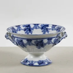 Outlet Pamono Glazed Ceramic Stand with Boulle Soup Tureen from Wedgwood