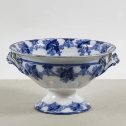 Outlet Pamono Glazed Ceramic Stand with Boulle Soup Tureen from Wedgwood
