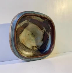 Pamono Glazed Stoneware Bowl by Bode Willumsen for Royal Copenhagen, 1940s><noscript><img width=