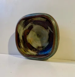 Pamono Glazed Stoneware Bowl by Bode Willumsen for Royal Copenhagen, 1940s><noscript><img width=