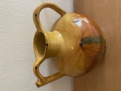 Outlet Pamono Glazed Terracotta Water Jar, Southwest France, 19th Century