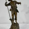 Best Pamono G.Maxim, Le Pêcheur et la Pêcheuse, Early 1900s, Regula, Set of 2