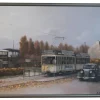 New Pamono Günter Fischer, Spandau West Station in Berlin, 20th Century, Oil on Canvas, Framed