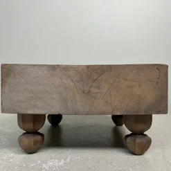 Hot Pamono Go Board Low Keyaki Wood Table, Japan, 1920s