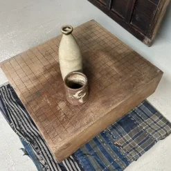 Hot Pamono Go Board Low Keyaki Wood Table, Japan, 1920s
