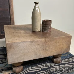 Hot Pamono Go Board Low Keyaki Wood Table, Japan, 1920s