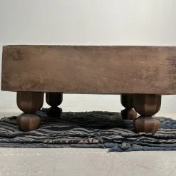 Hot Pamono Go Board Low Keyaki Wood Table, Japan, 1920s