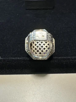 Sale Pamono Gold - Silver and Large Amethyst Ring Palazzo Ii Model from Jean Boggio