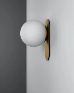 New Pamono Gold Adrion Wall Sconce Sm by Schwung