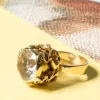 Pamono Gold and Rock Crystal Ring by Claës Giertta, 1965> Rings