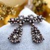 Outlet Pamono Gold and Silver Brooch with Diamonds