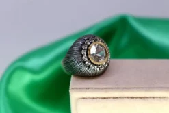 Best Pamono Gold and Silver Ring with Zirconias