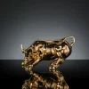 Pamono Gold Ceramic Wall Street Bull Sculpture from VGnewtrend> Decorative Objects