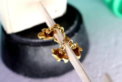 Pamono Gold Cufflinks with Reliefs, Set of 2><noscript><img width=