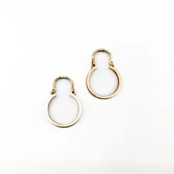 Pamono Gold Earrings, Set of 2> Earrings