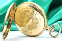 Discount Pamono Gold Grand Prix Paris 1900 Pocket Watch from Zenith