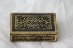 Hot Pamono Gold Jewelry Box, France, 1970s