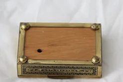 Hot Pamono Gold Jewelry Box, France, 1970s