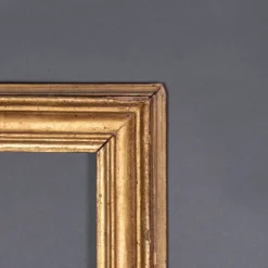 Outlet Pamono Gold Leaf Gilt Frame by Salvator Rosa, 1600s