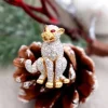 Pamono Gold Leopard-Shaped Brooch with Diamonds